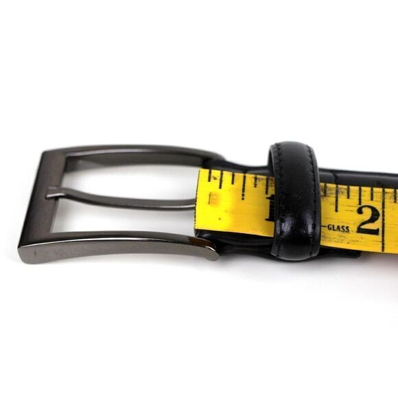 DOCKERS BLACK GENUINE LEATHER 1 1/8"Wd CASUAL DRESS MEN'S BELT Sz 34/85 (F89 - Picture 12 of 15